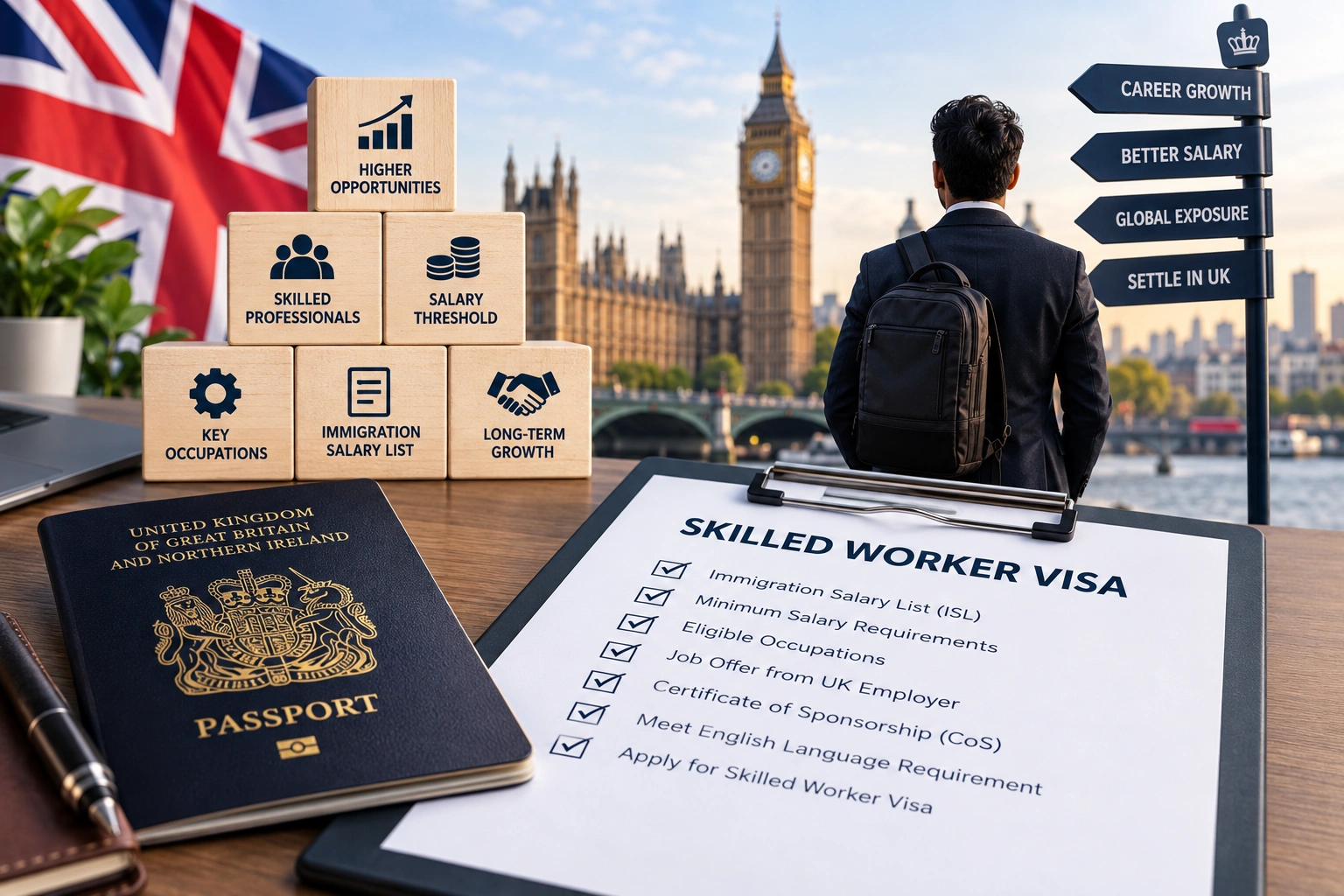 Worker Visa checklist for skilled professionals seeking employment opportunities in the UK